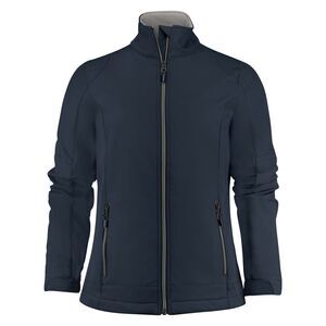 Printer Womens/Ladies Trial Soft Shell Jacket / Dark Navy